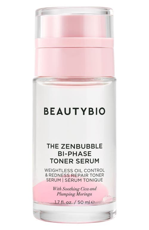 BeautyBio the ZenBubble Weightless Oil-Control & Redness Repair Toner Serum with Soothing Cica 1.7 Oz / 50 ML - Thumbnail 8