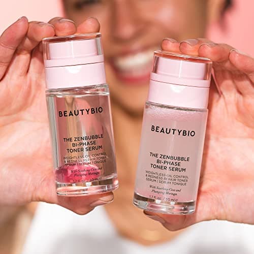 BeautyBio the ZenBubble Weightless Oil-Control & Redness Repair Toner Serum with Soothing Cica 1.7 Oz / 50 ML - Thumbnail 5