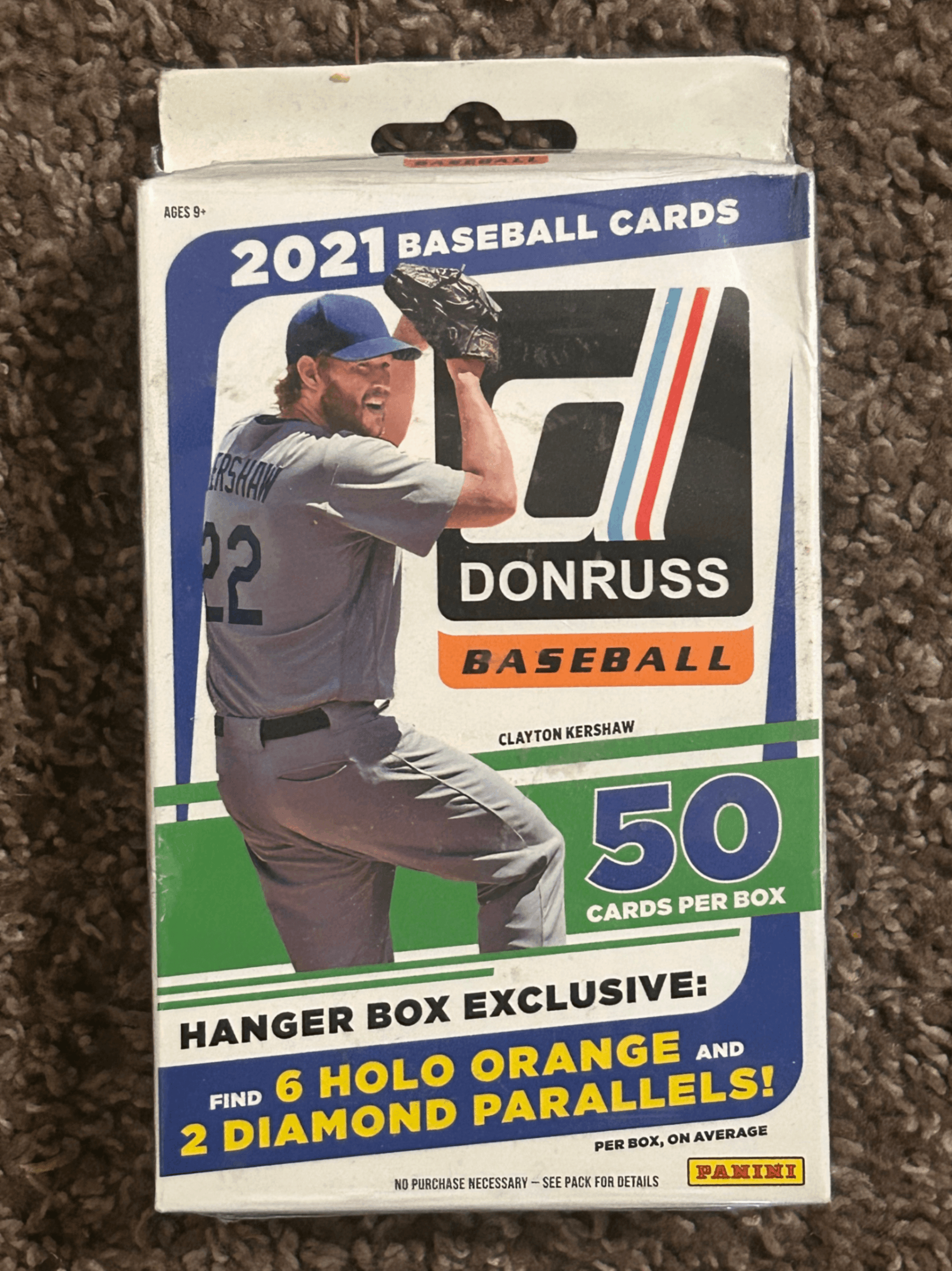 2021 Donruss Baseball Cards Hanger Box 50 Cards - Image 1