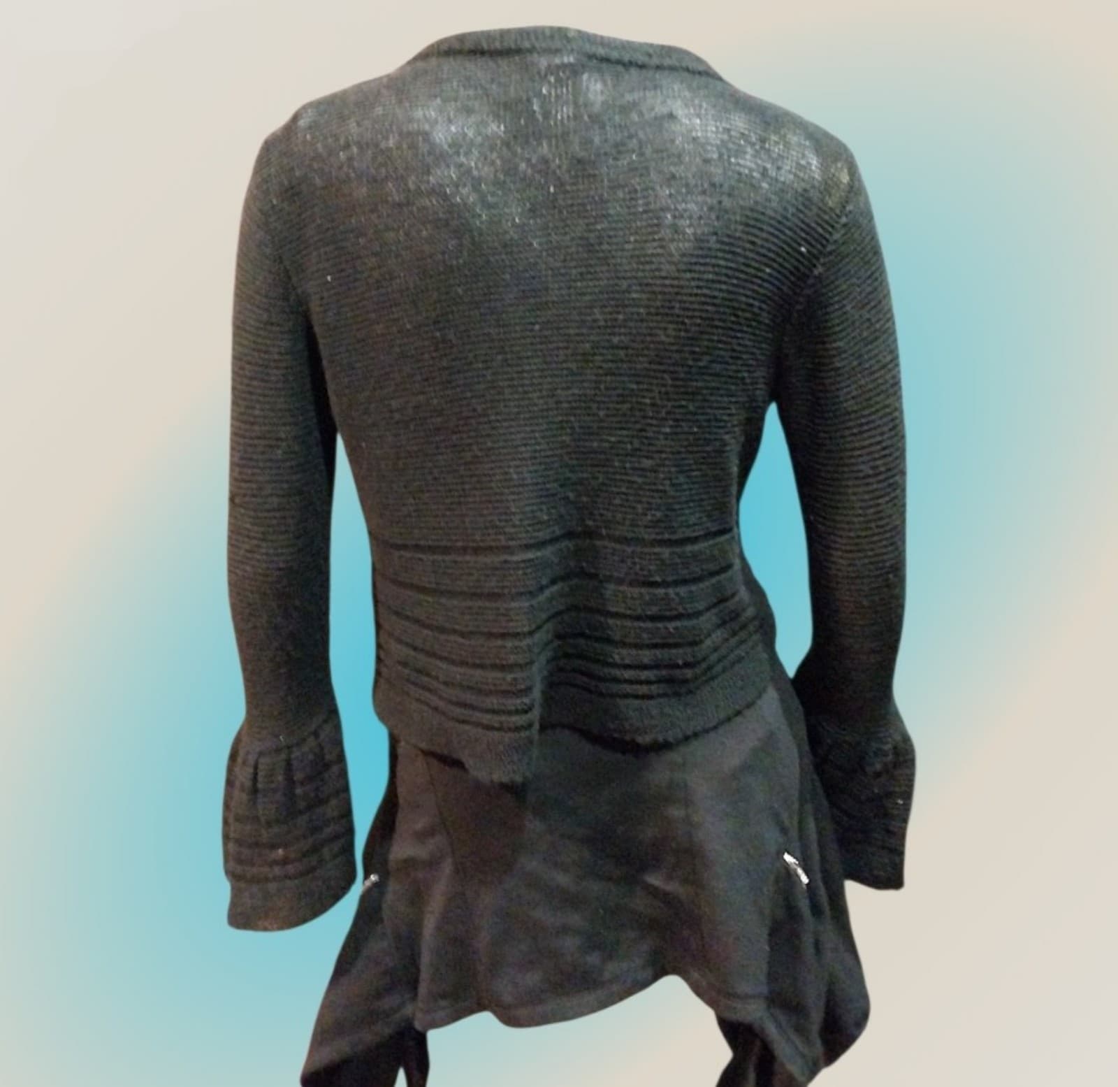 Armand & Alba Women’s Black Sweater Cardigan. Size Small - Thumbnail 4