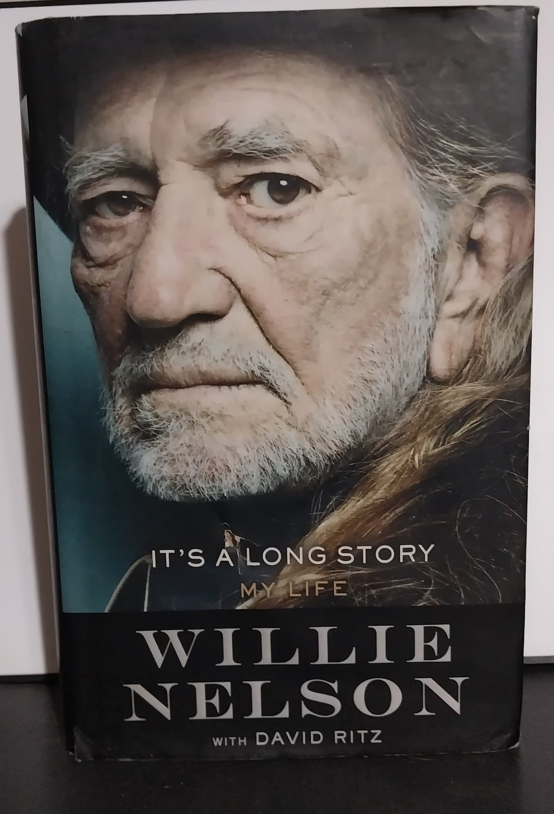 Willie Nelson. "It’s a Long Story, My Life" Hardcover Book - Image 1