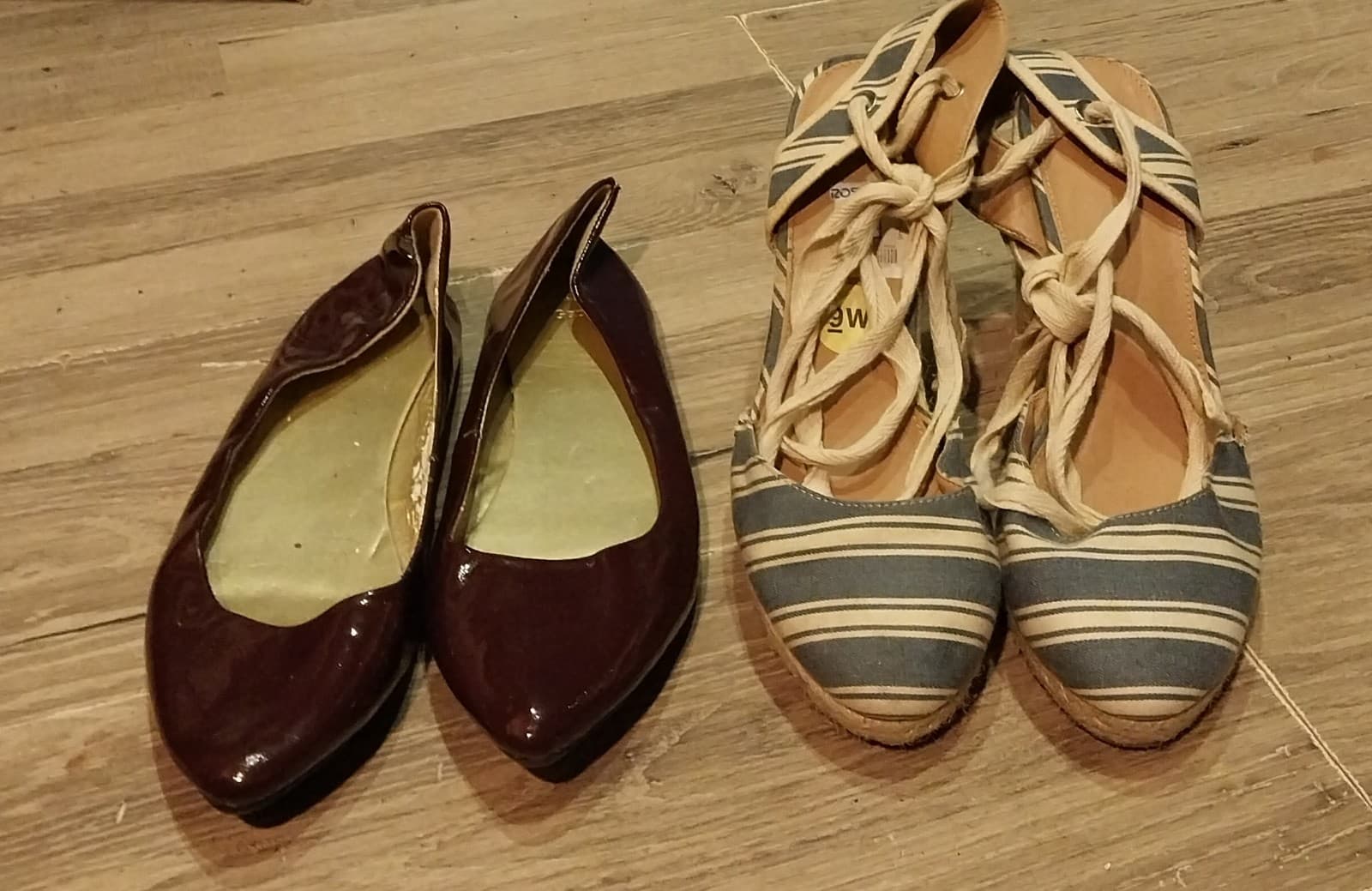 Wedges & Flats. Flats are Size 9 & Wedges are Size 9 - Image 1