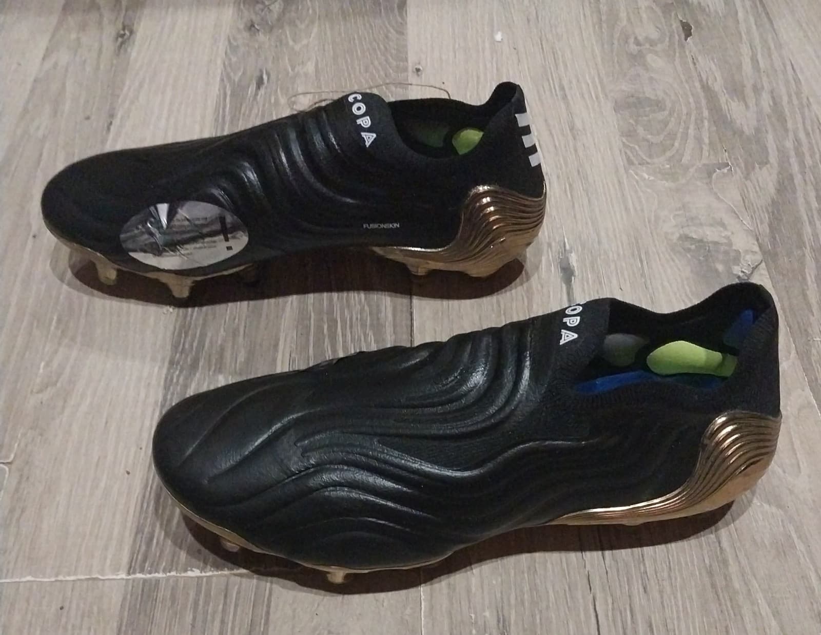 Adidas Copa Sense+ FG Core Black/White/Gold Metallic. Size 6.5 - Thumbnail 4