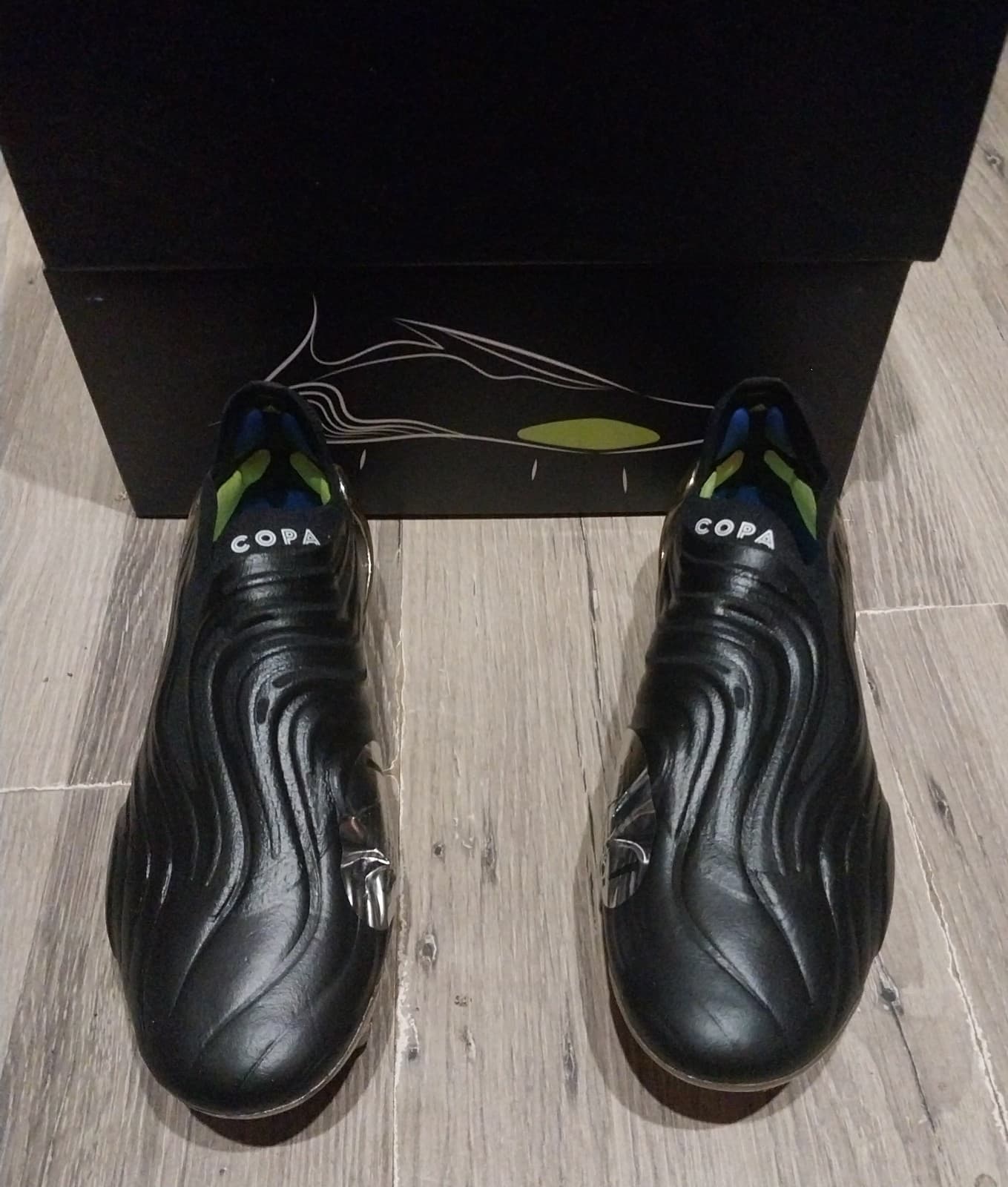 Adidas Copa Sense+ FG Core Black/White/Gold Metallic. Size 6.5 - Thumbnail 9