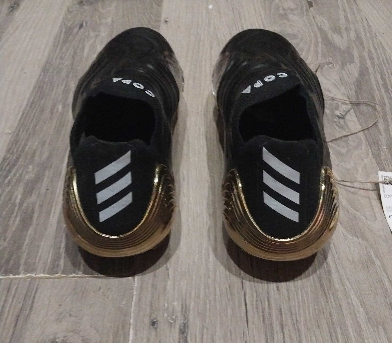 Adidas Copa Sense+ FG Core Black/White/Gold Metallic. Size 6.5 - Thumbnail 5