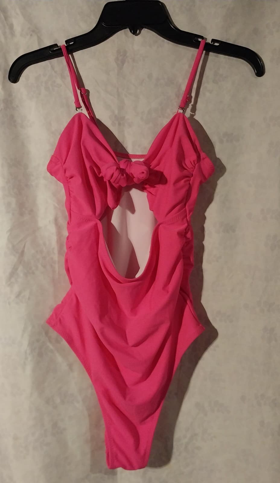 Women’s High Waisted Swimsuit Cutout Tummy Control One Piece Bathing Suit - Thumbnail 4