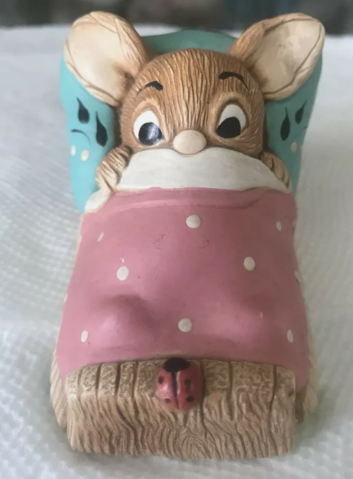 VINTAGE Bunny Rabbit Figurine PENDELFIN WAKEY England Stonecraft Hand painted - Image 1