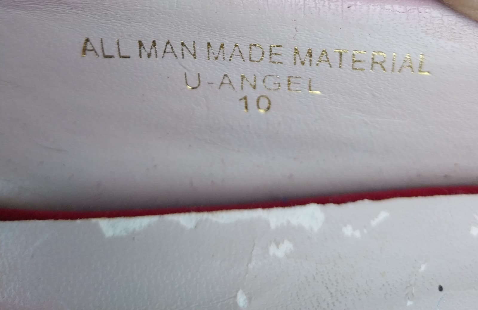 Red & Gold Sequin 5" Sexy Stiletto High Heels. Size 10 - Thumbnail 6