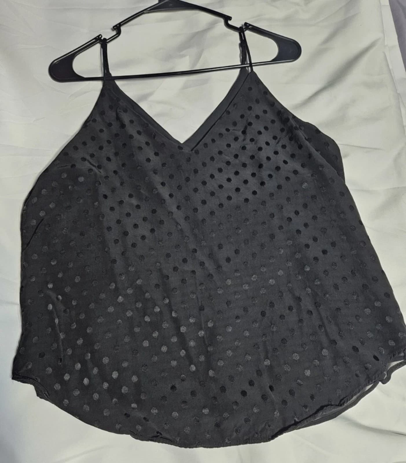 Express Women’s Black Dot Cami/ Summer Shirt Size Medium - Thumbnail 4