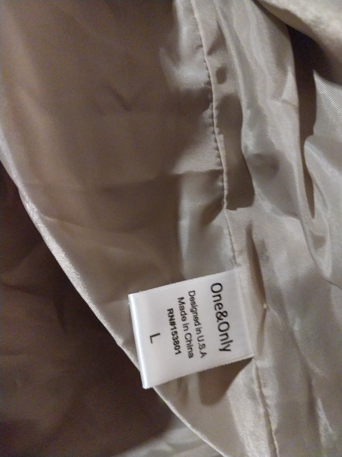 One and Only tan faux fur mobwife cropped jacket size Large - Thumbnail 5