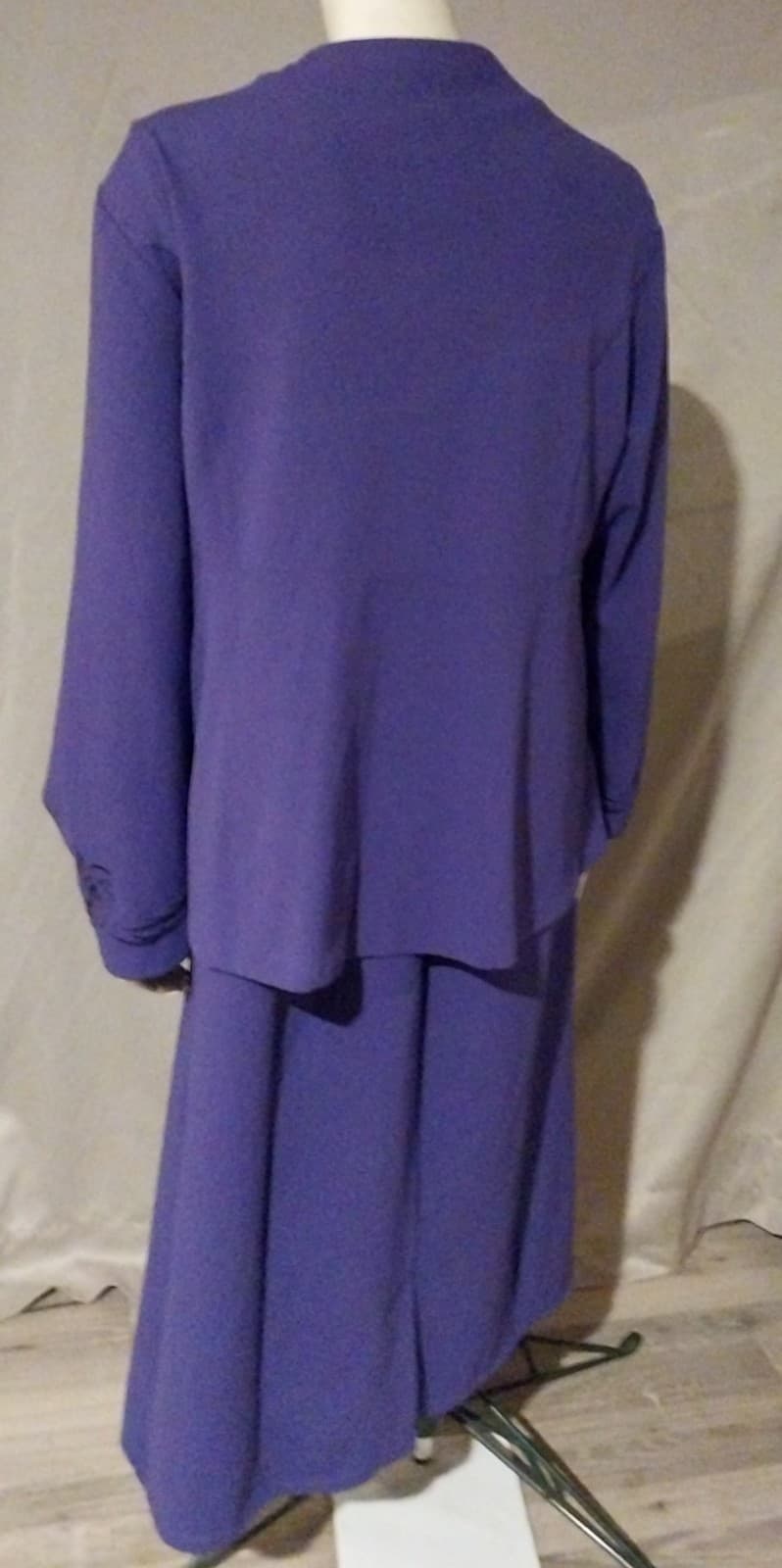 Catherine's Black Label Purple Dress & Jacket. Size 2X - Thumbnail 7