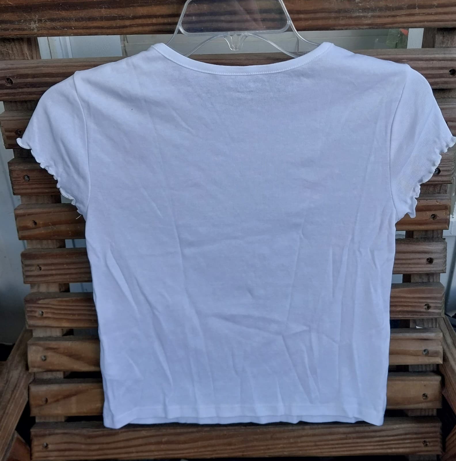 2 Old Navy Girls White Shirts. Size XL (14-16). - Thumbnail 6