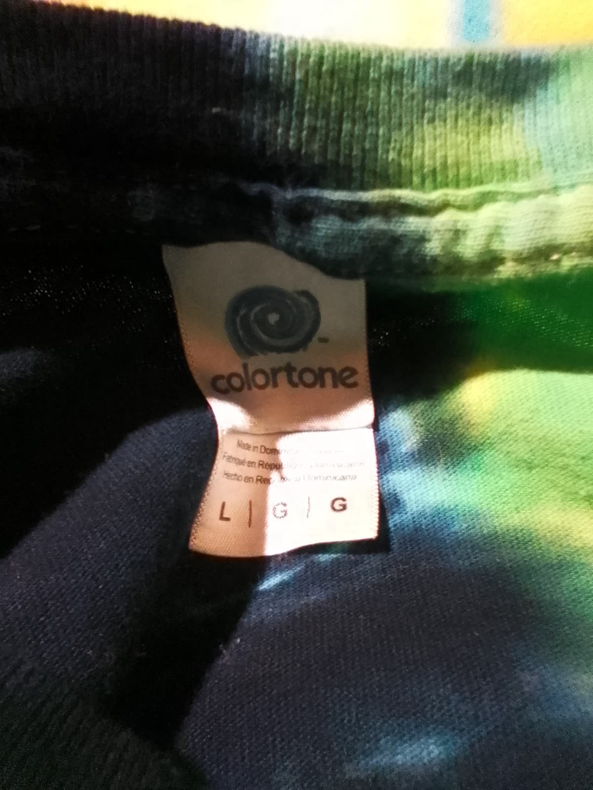 "Destin" Tye Dye T-Shirt. Size Large - Thumbnail 3