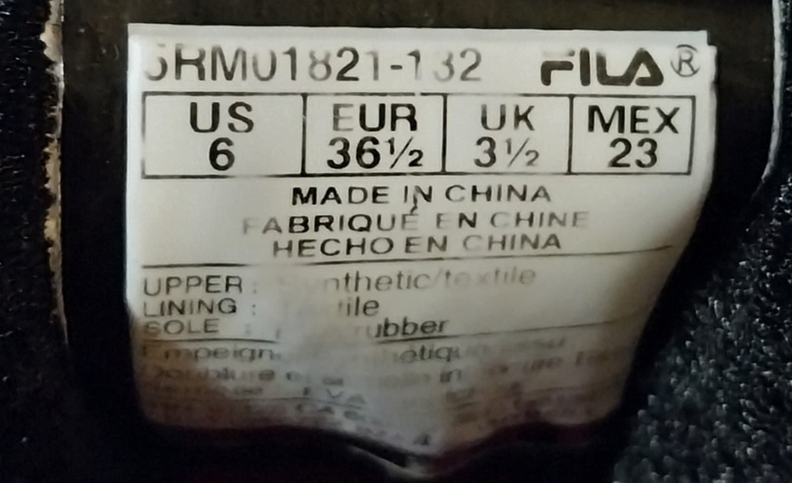 Fila Nitronic 3 Running Shoe White. Women's Size 6 - Thumbnail 8