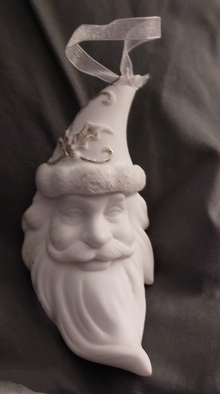 4.5” Santa Wizard Crescent Moon Face Christmas Ornament Spirit of the Season - Image 1