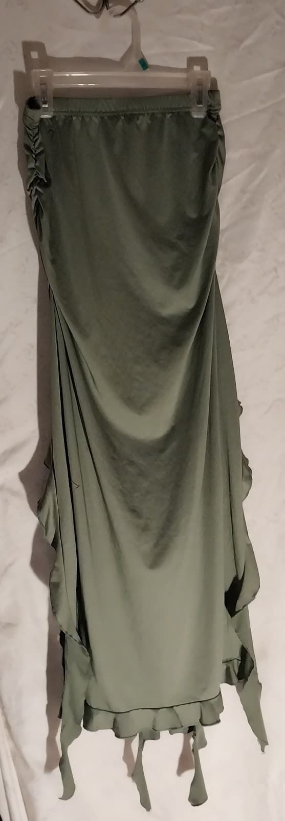 Women's Green and Khaki Skirt. Like New. Size Small - Thumbnail 6