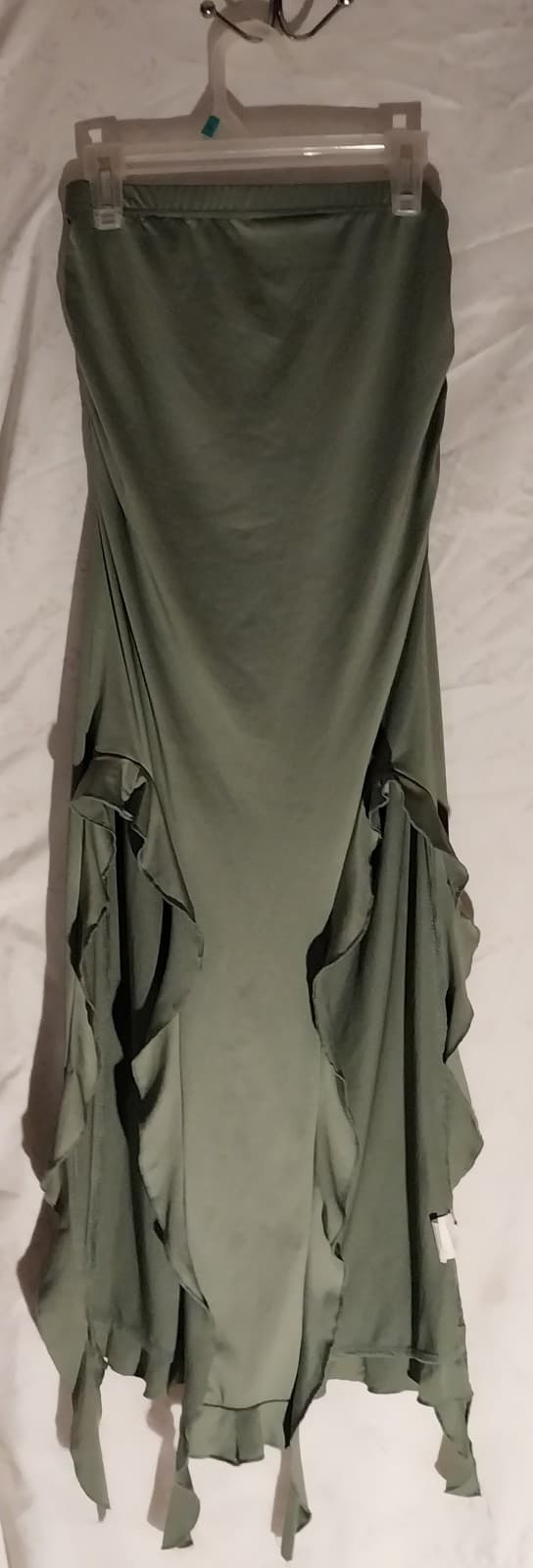 Women's Green and Khaki Skirt. Like New. Size Small - Thumbnail 5