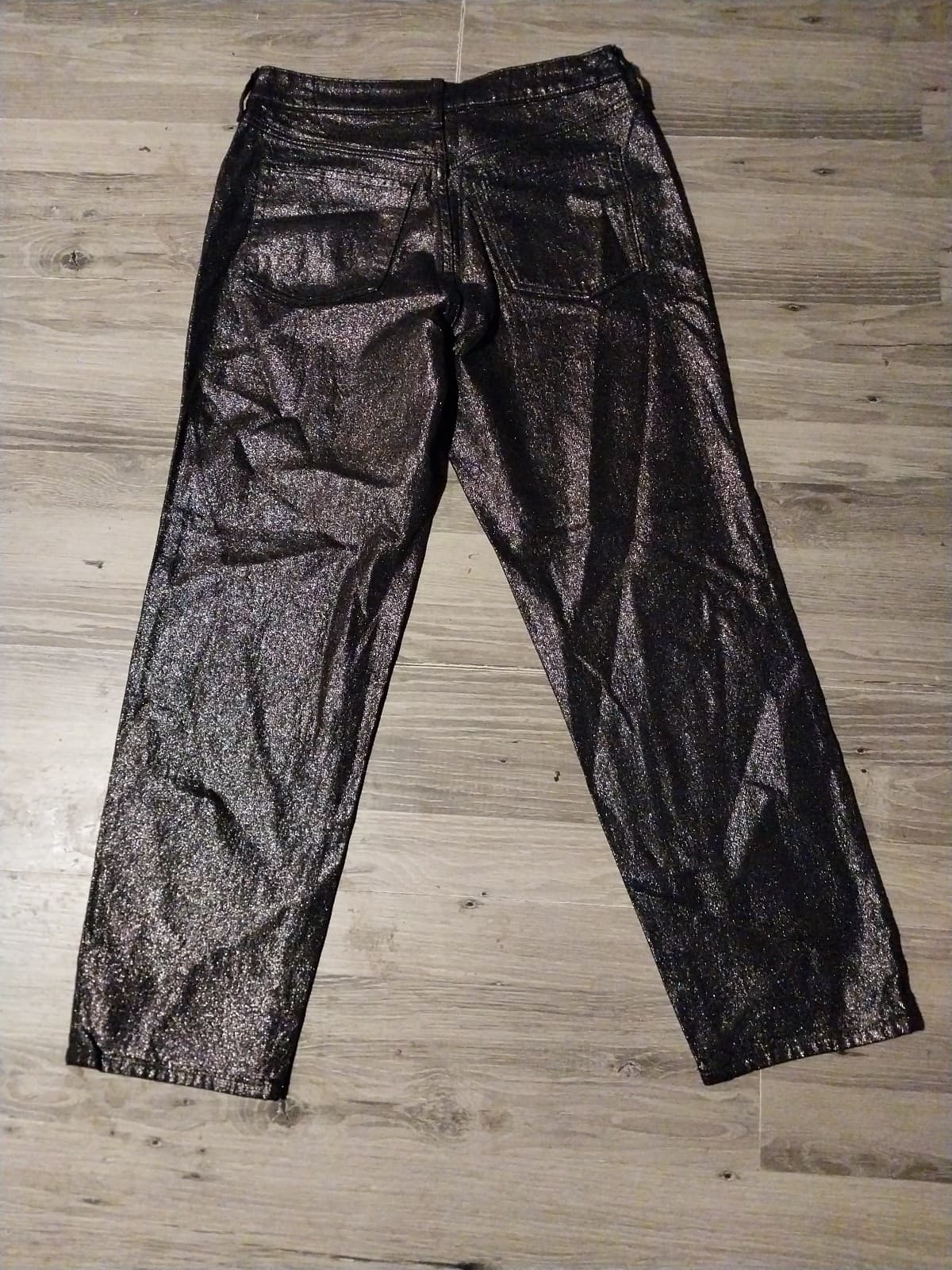 Old Navy Women's High Waist Shine O.G Shimmer Straight Ankle Jeans Size 8 - Thumbnail 2