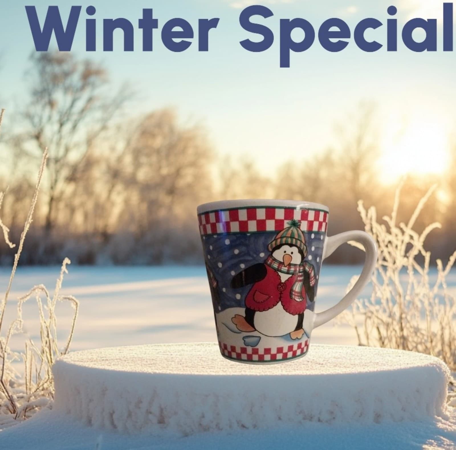 Christmas Theme Coffee Cup - Thumbnail 2