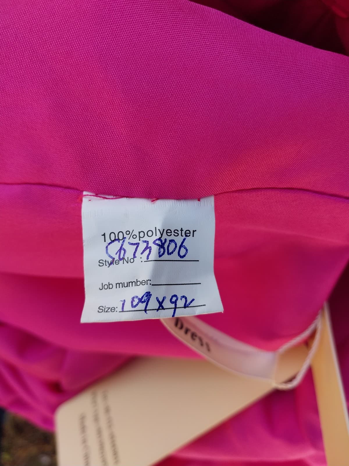 Laeden Pink Dress With Sequins in front at the waist. - Thumbnail 9