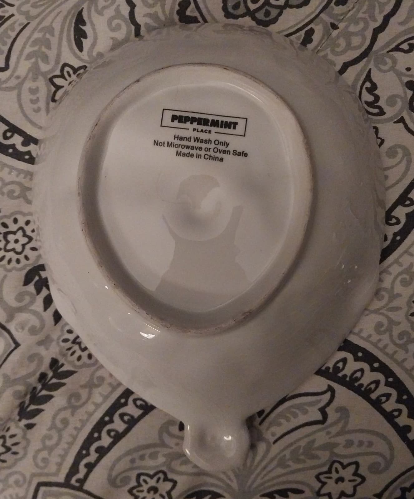 Peppermint Place Ceramic Santa Bowl. 6"x7.5" - Thumbnail 2