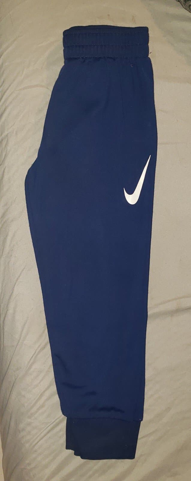 Nike Navy Blue Boys 4T Nike Tricot Joggers - Image 1