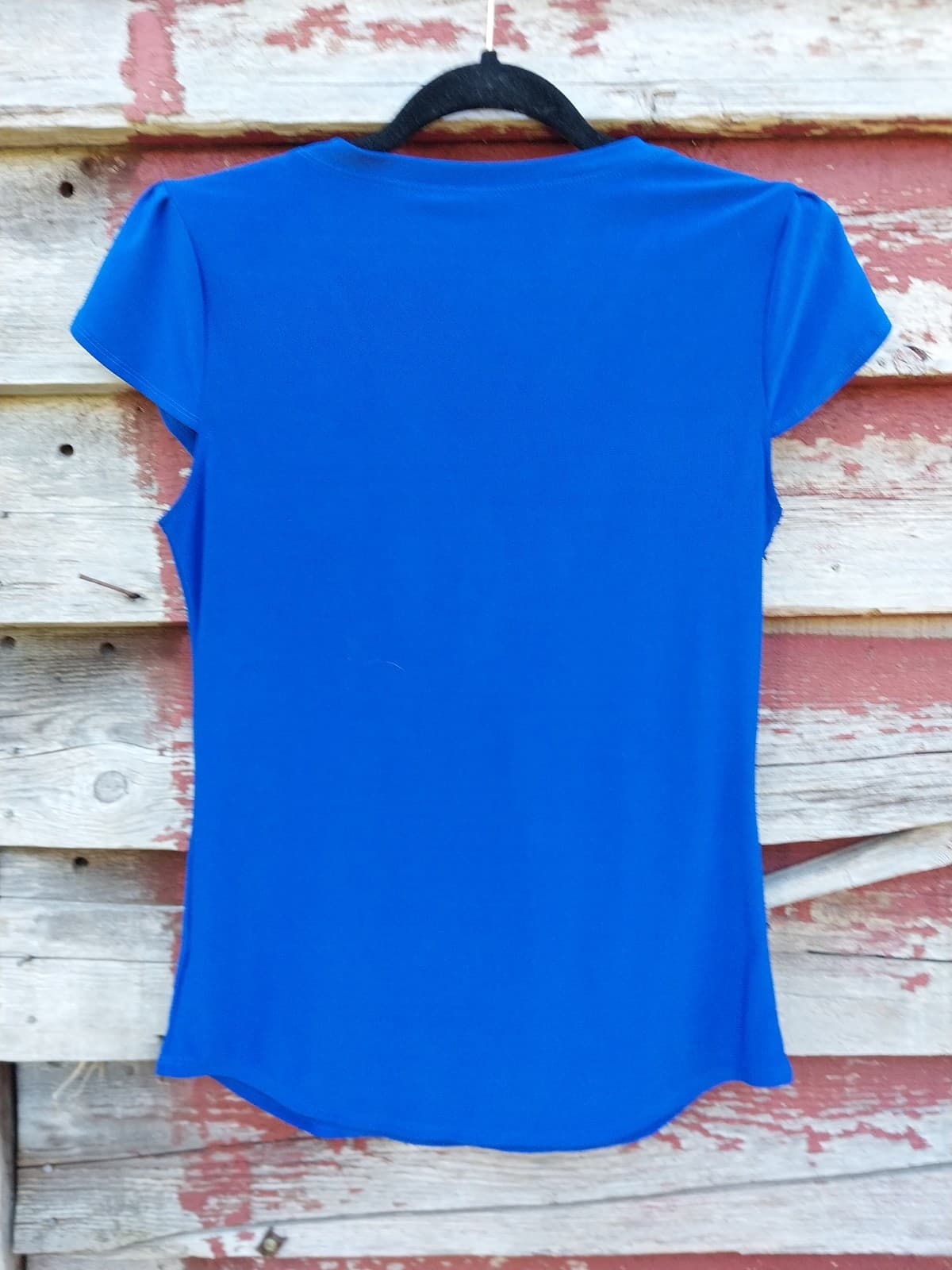 DNA Couture Blue Short Sleeve Shirt. Size Medium - Thumbnail 2