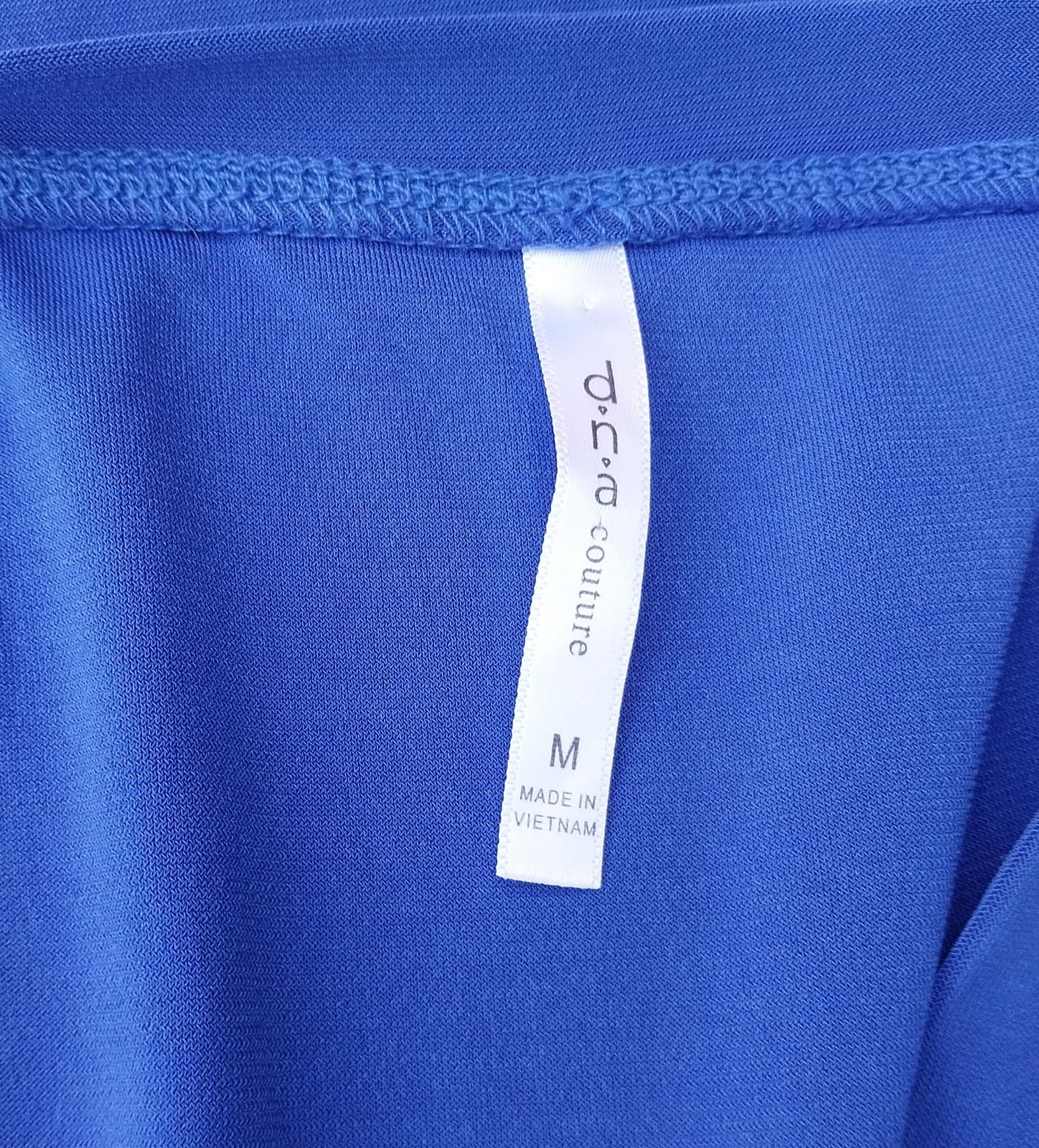 DNA Couture Blue Short Sleeve Shirt. Size Medium - Thumbnail 3