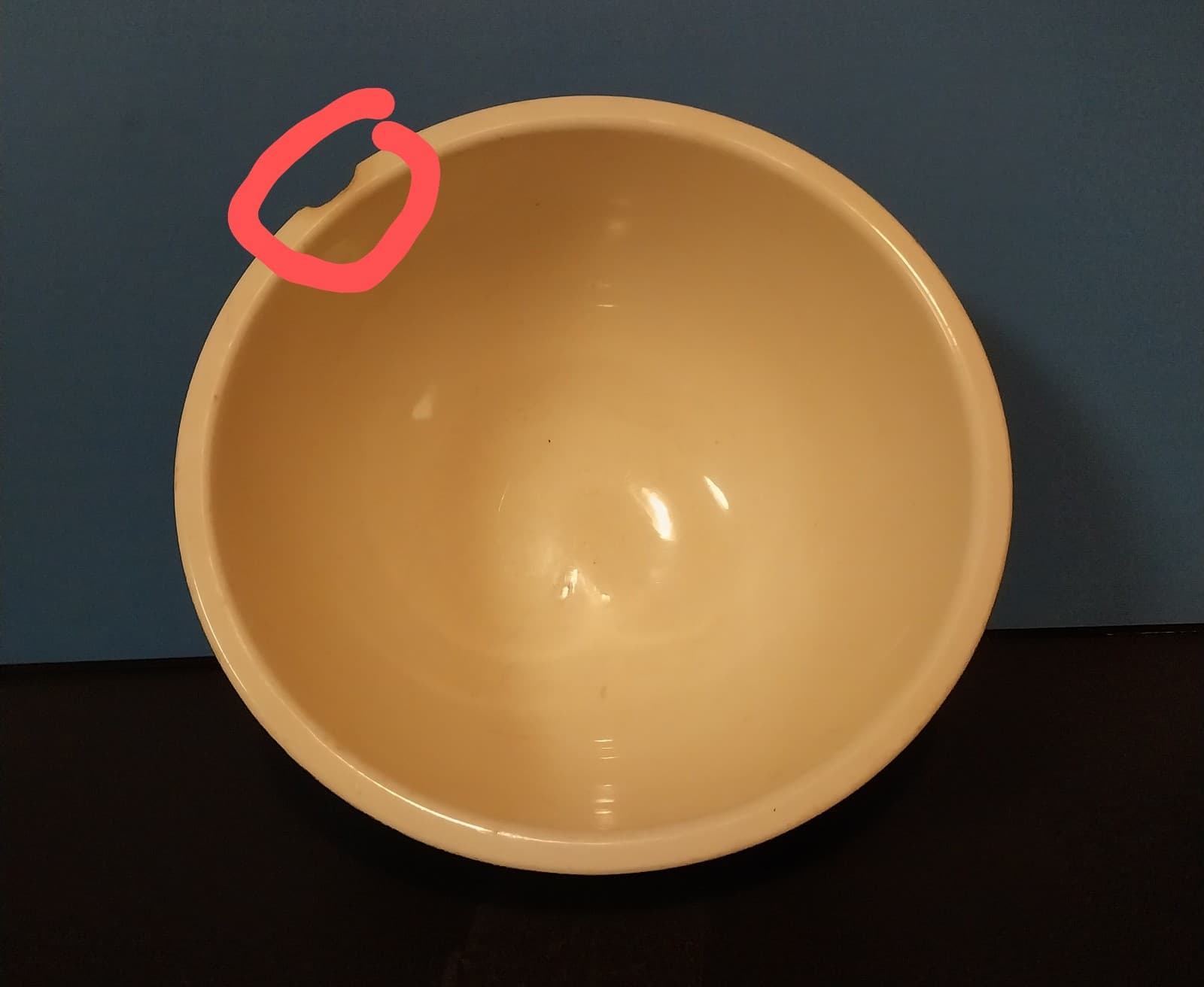 8.5” Ceramic Kitchen Kraft Mixing Bowl by Homer Laughlin - Floral Pattern - Thumbnail 6