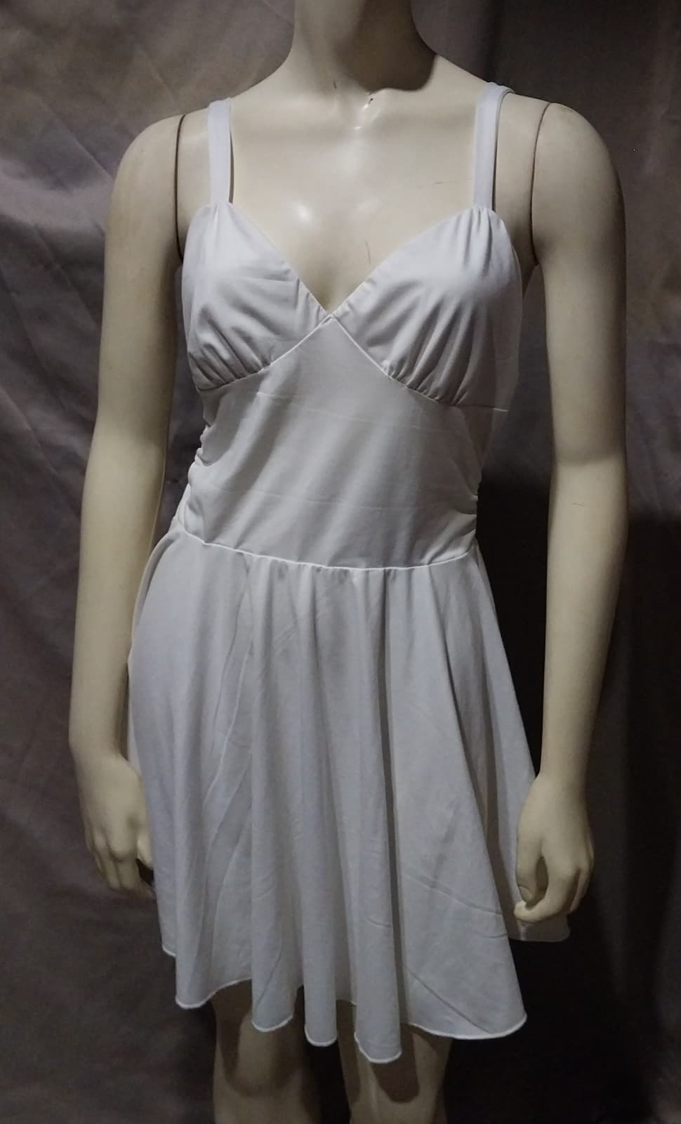 Shein White Women’s Dress. Size Medium - Image 1