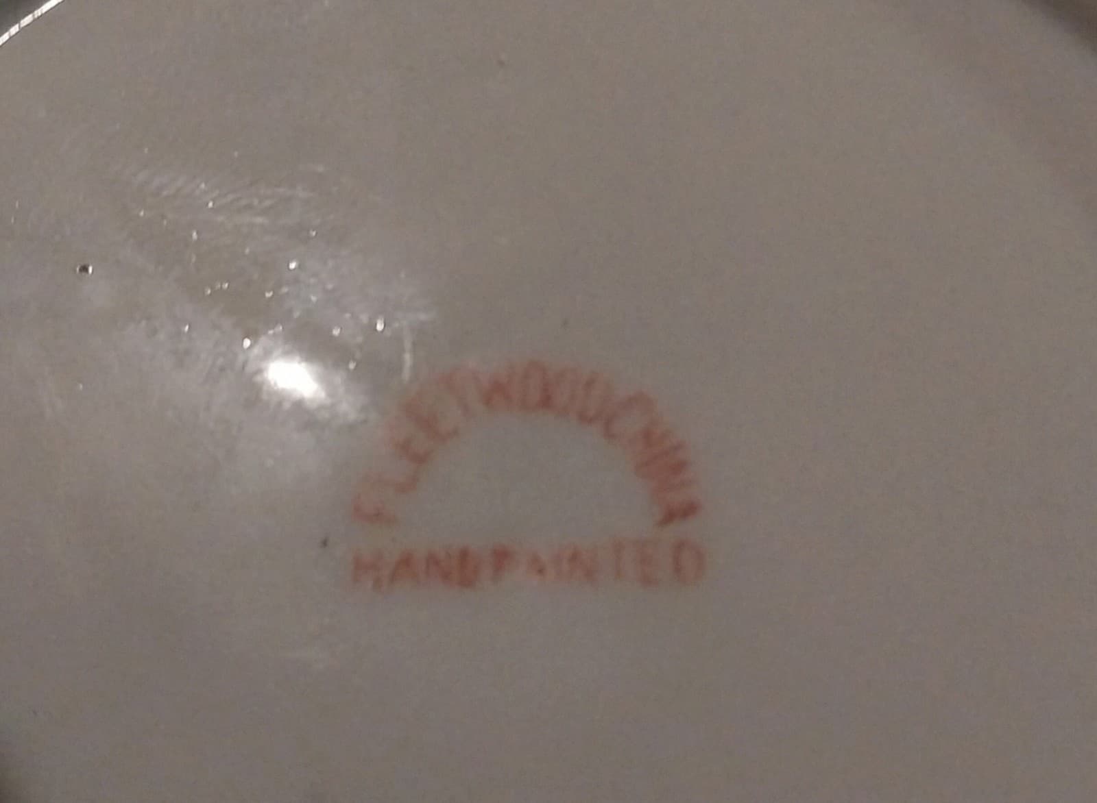 Vintage FleetWood China DragonWare ashtray black & gold - Thumbnail 2