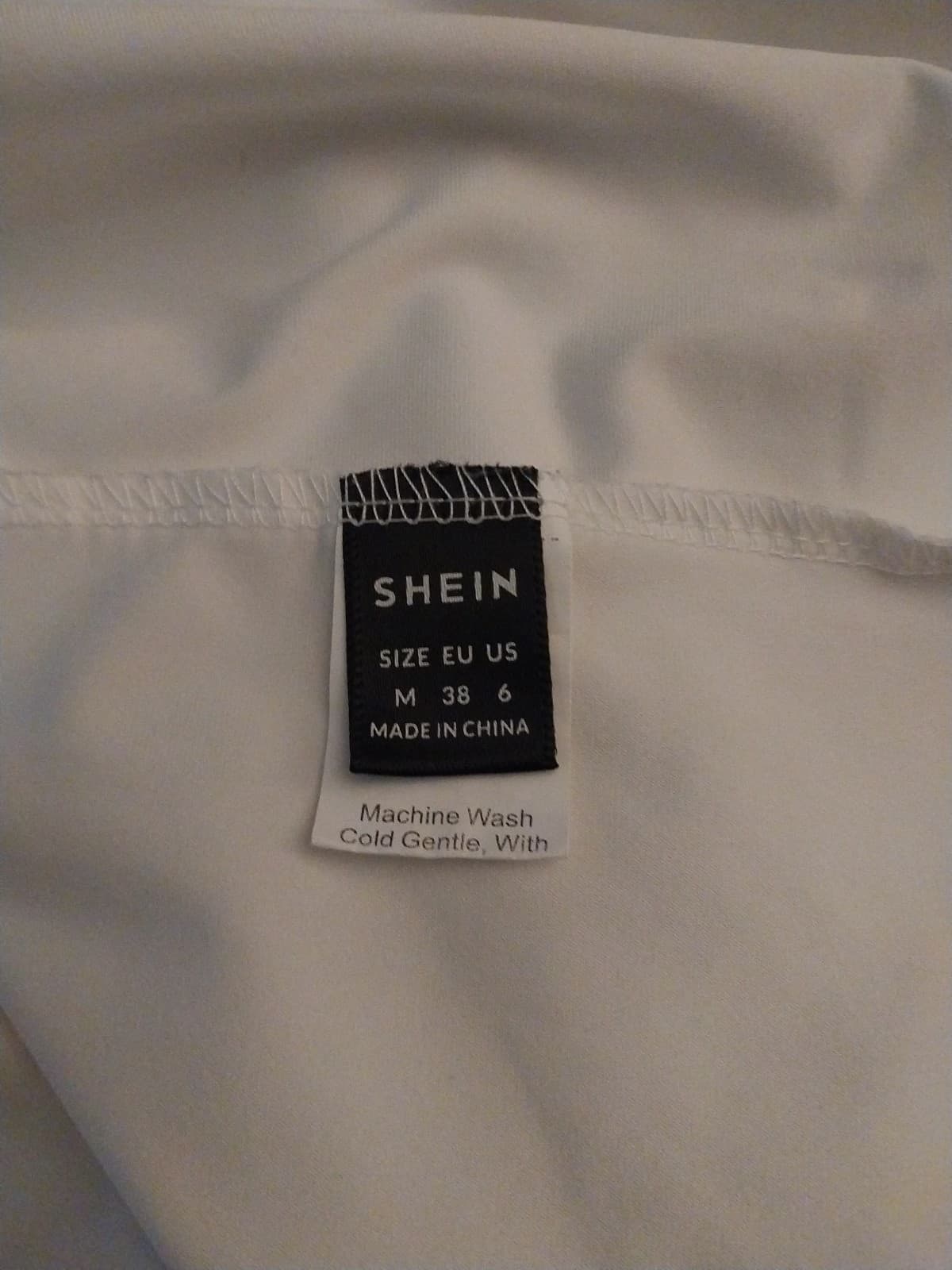 Shein White Women’s Dress. Size Medium - Thumbnail 3