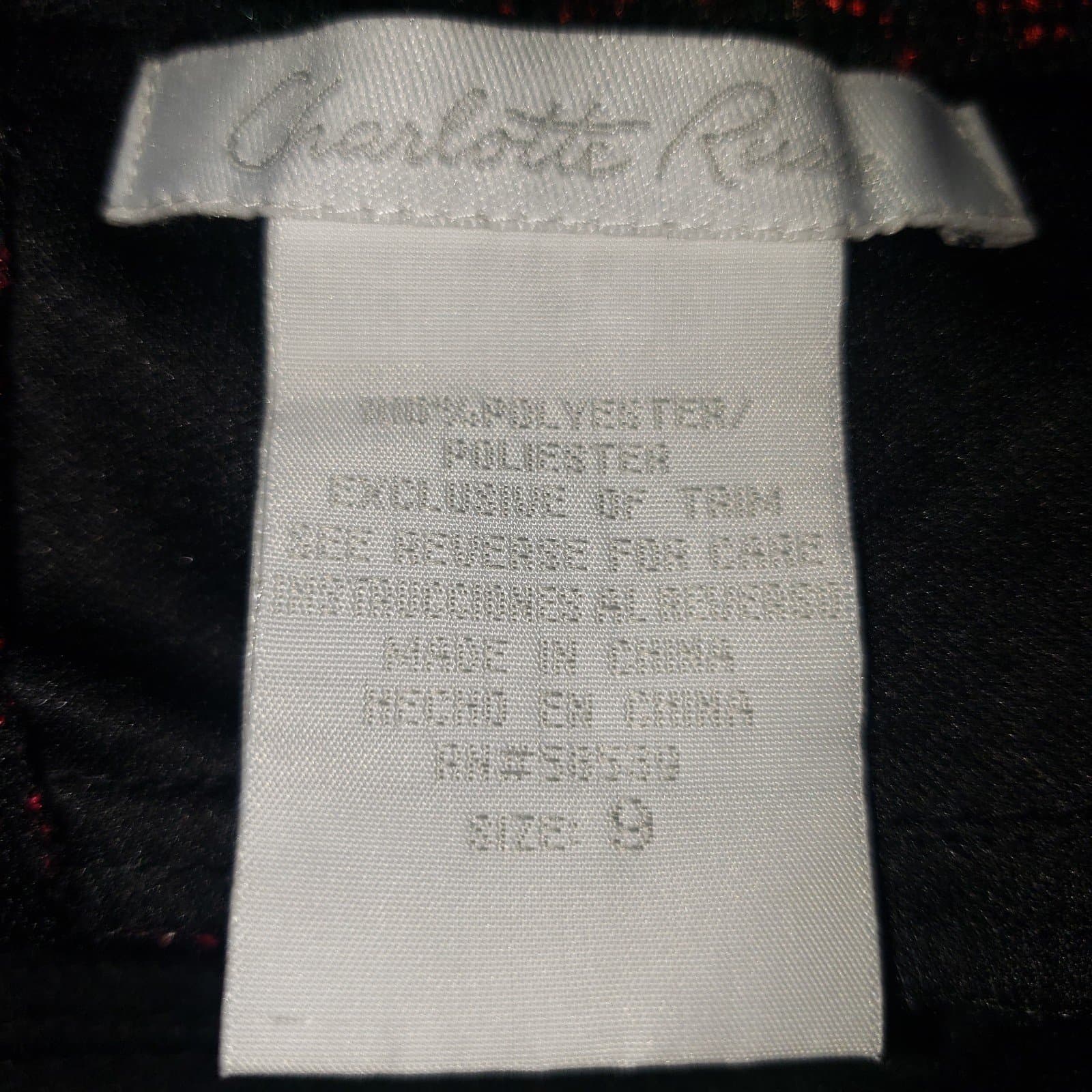 Charlotte Russe Women's Red and Black Dress - Thumbnail 5