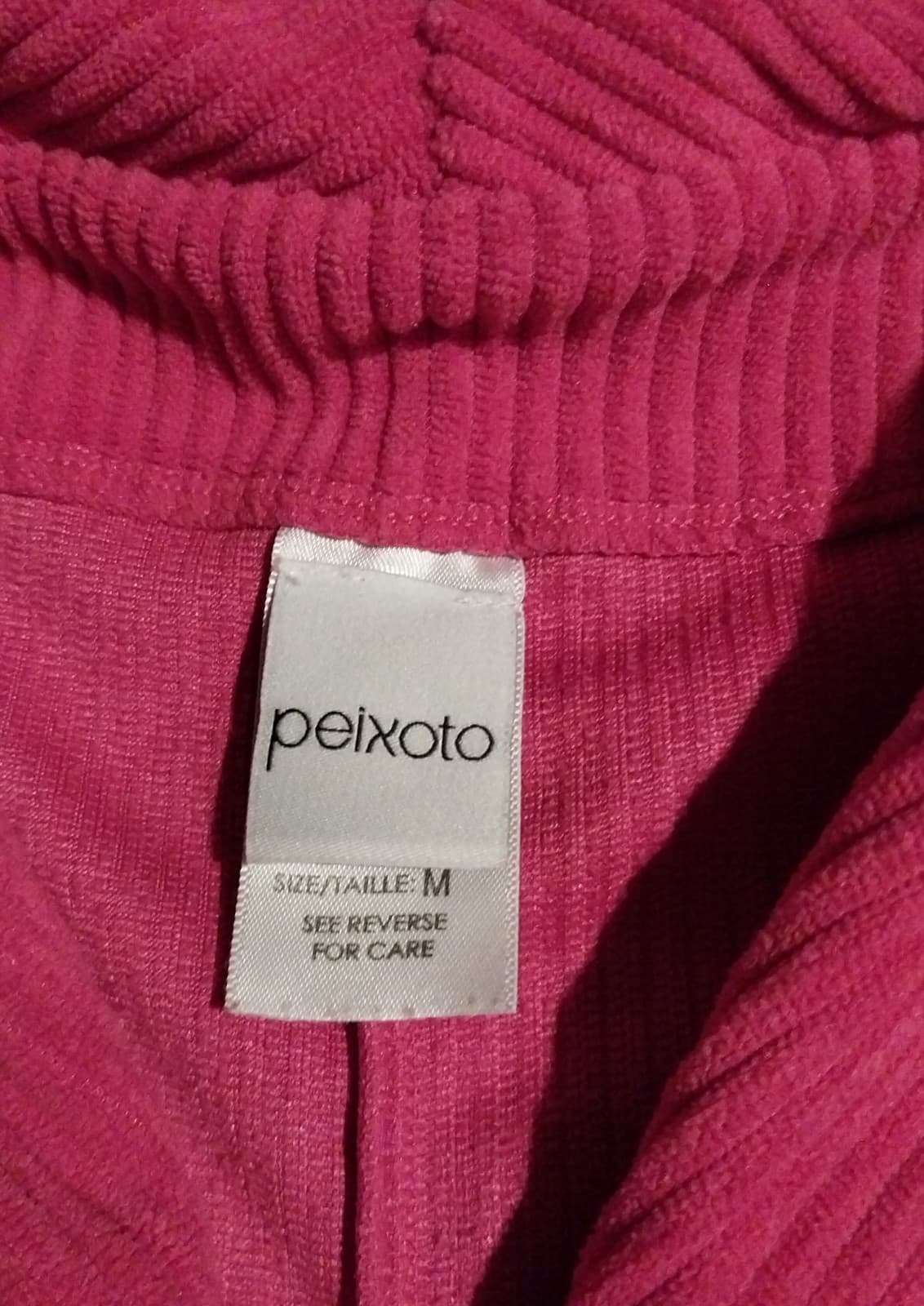 Pink Cropped Sweater Cardigan. Size Girls Medium - Thumbnail 2