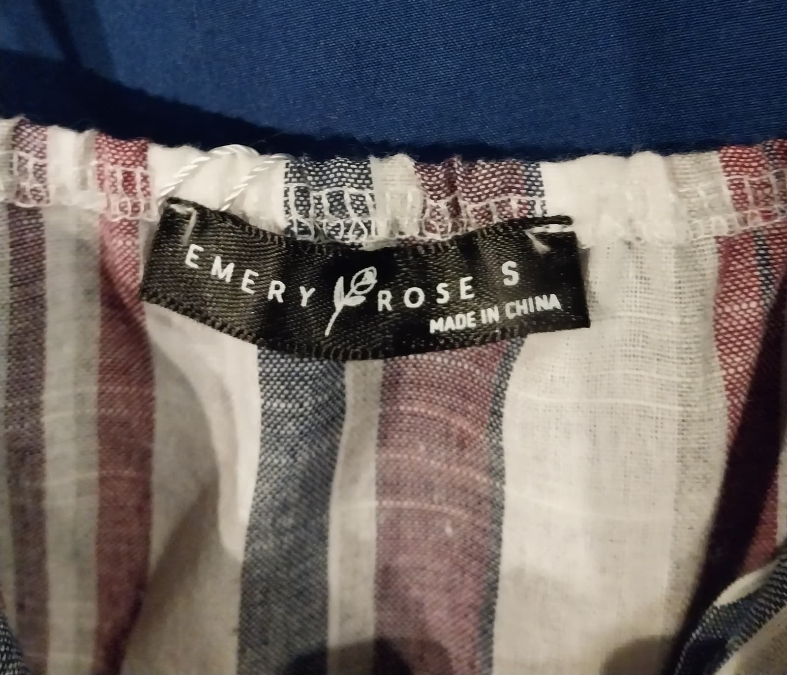 Emery Rose Striped Button Dress - Thumbnail 2