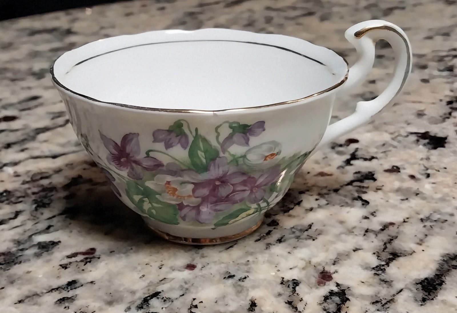 Vanderwood Genuine Bone China Tea Cup. 2" Height 4" Diameter - Image 1