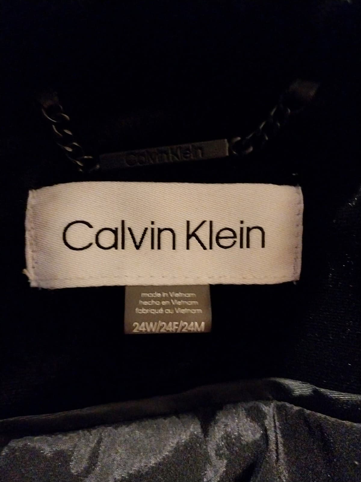 Calvin Klein Velvet Blazer Jacket Womens Plus Size 24W - Thumbnail 3