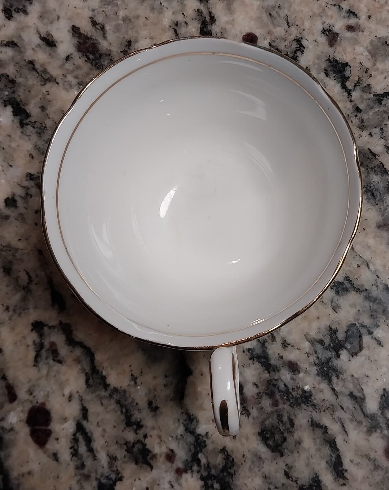 Vanderwood Genuine Bone China Tea Cup. 2" Height 4" Diameter - Thumbnail 3