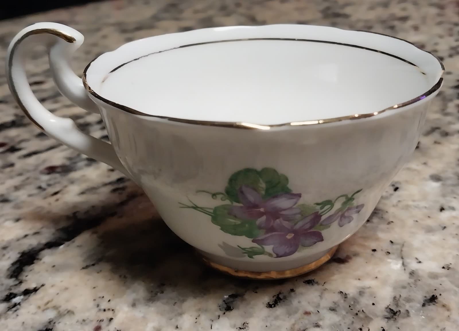 Vanderwood Genuine Bone China Tea Cup. 2" Height 4" Diameter - Thumbnail 2