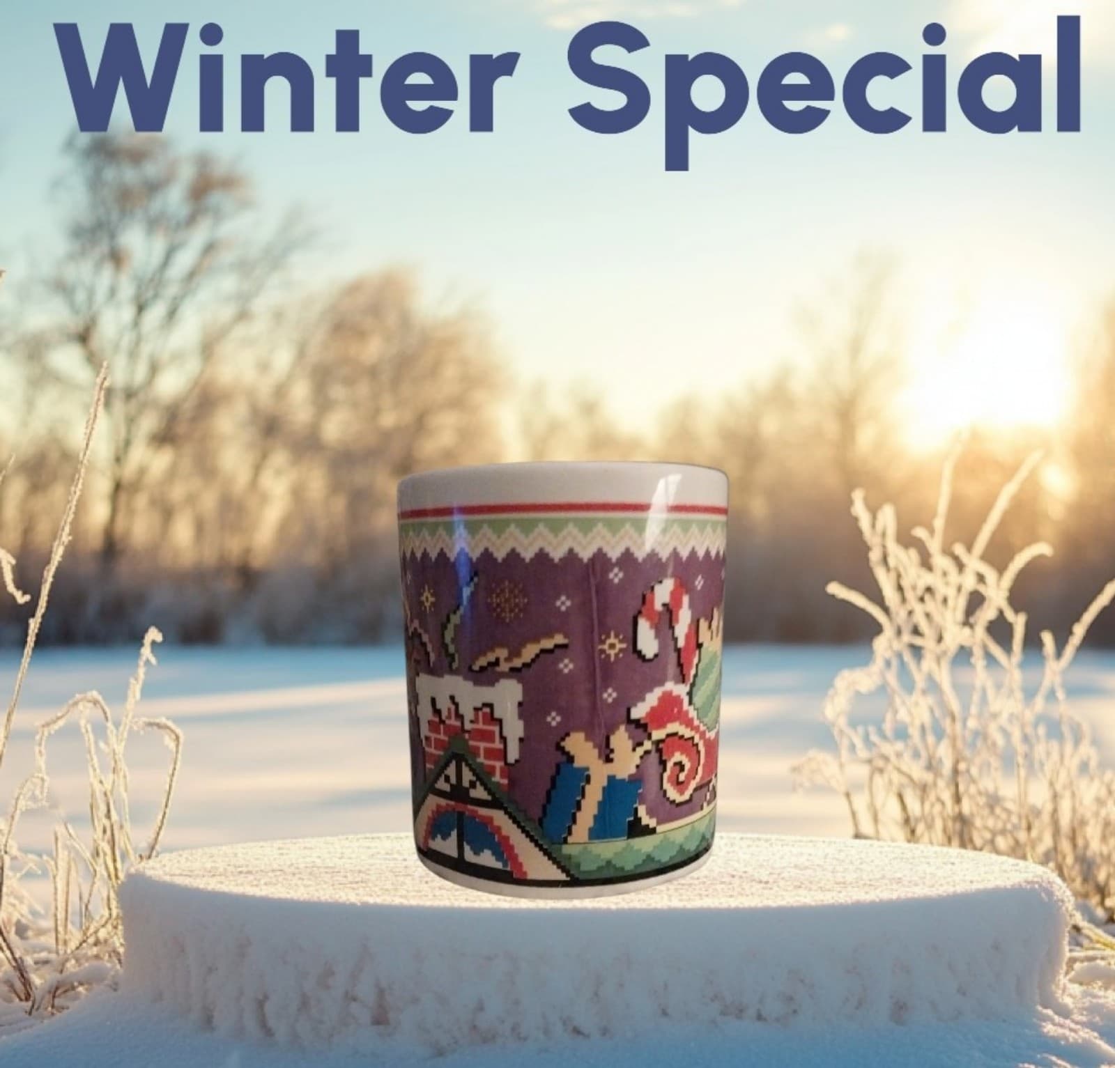 Christmas Theme Coffee Cup - Thumbnail 2