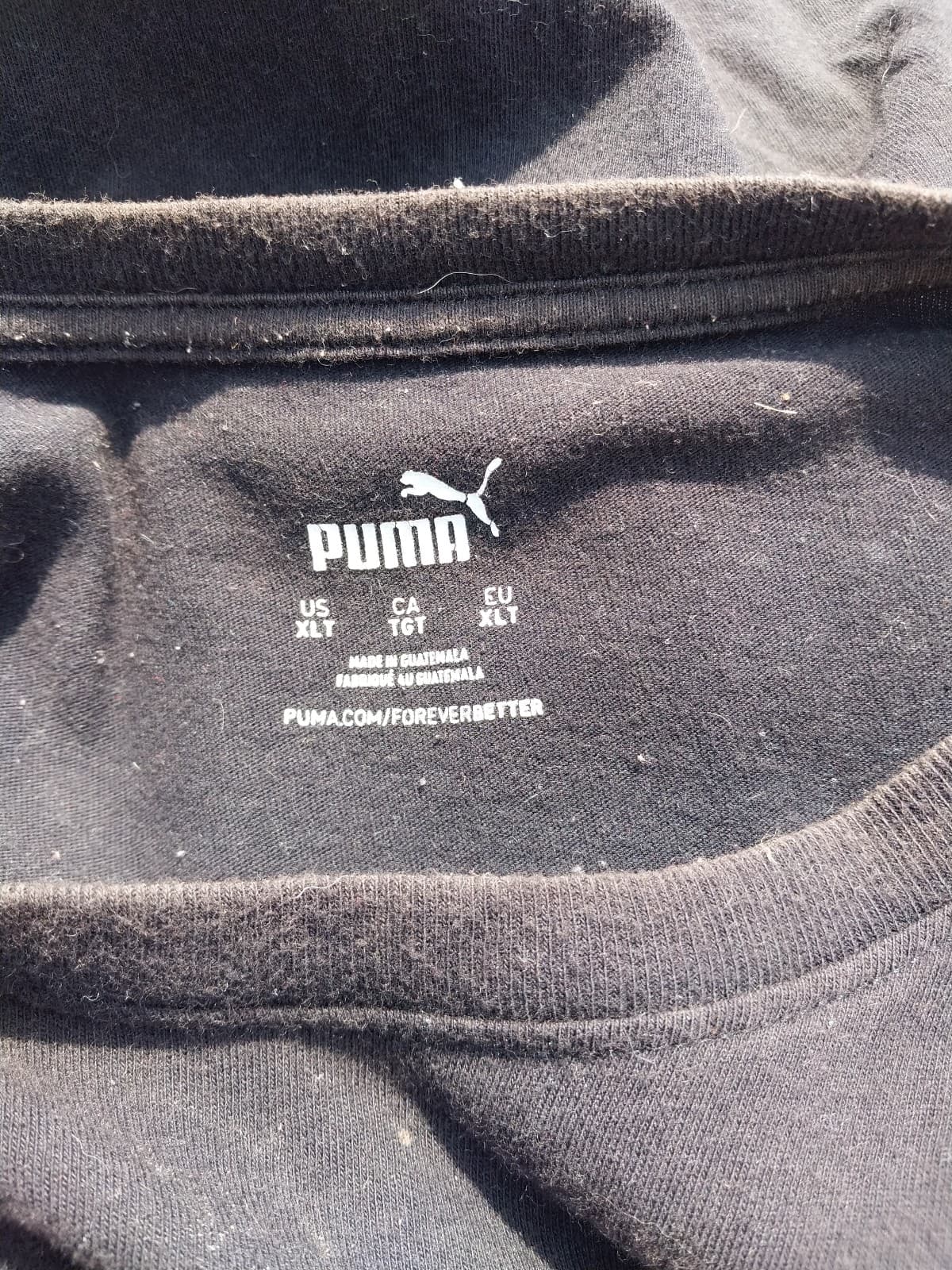 Puma Men's Black Short Sleeve With Design. Puma T-shirt Size XLT - Thumbnail 3