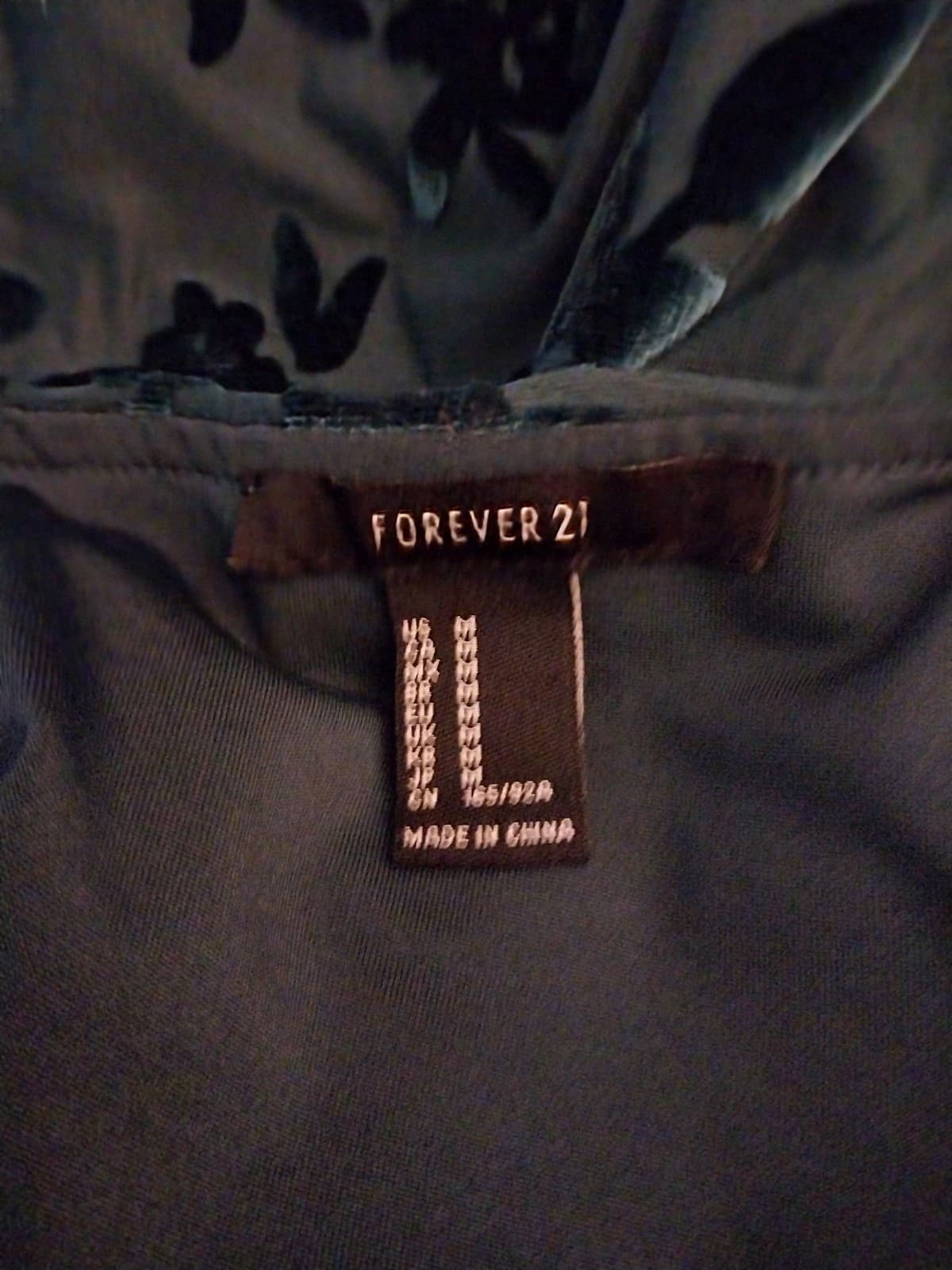 Forever 21 Women's Green and Blue Dress - Thumbnail 3