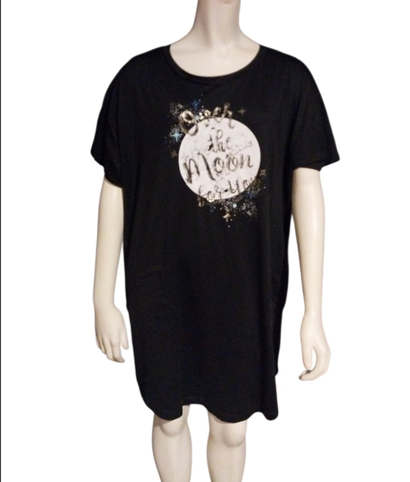 Sweet Treasures. "Over The Moon For You" Nightgown. Size Small - Image 1