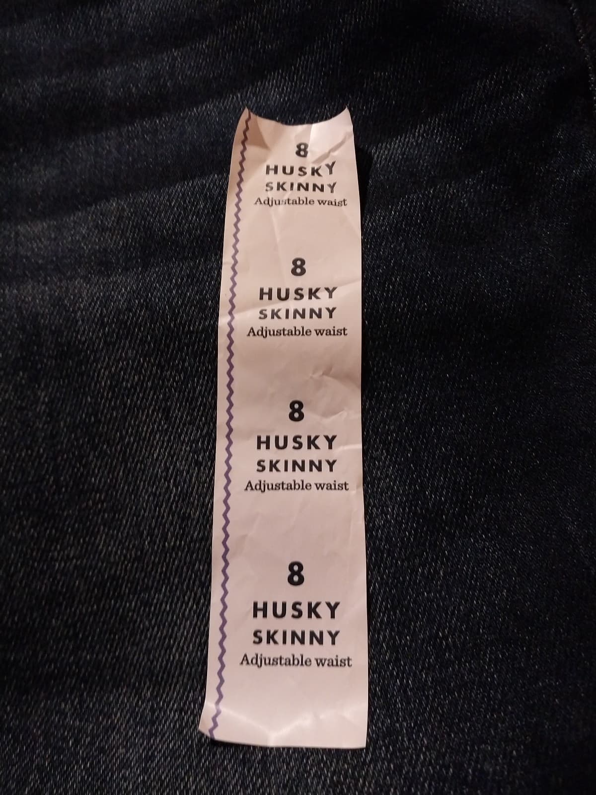 Cat & Jack Stretch Husky Skinny Jeans. Size 8 Husky Skinny - Thumbnail 4