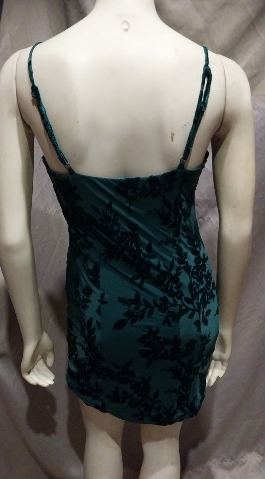 Forever 21 Women's Green and Blue Dress - Thumbnail 2