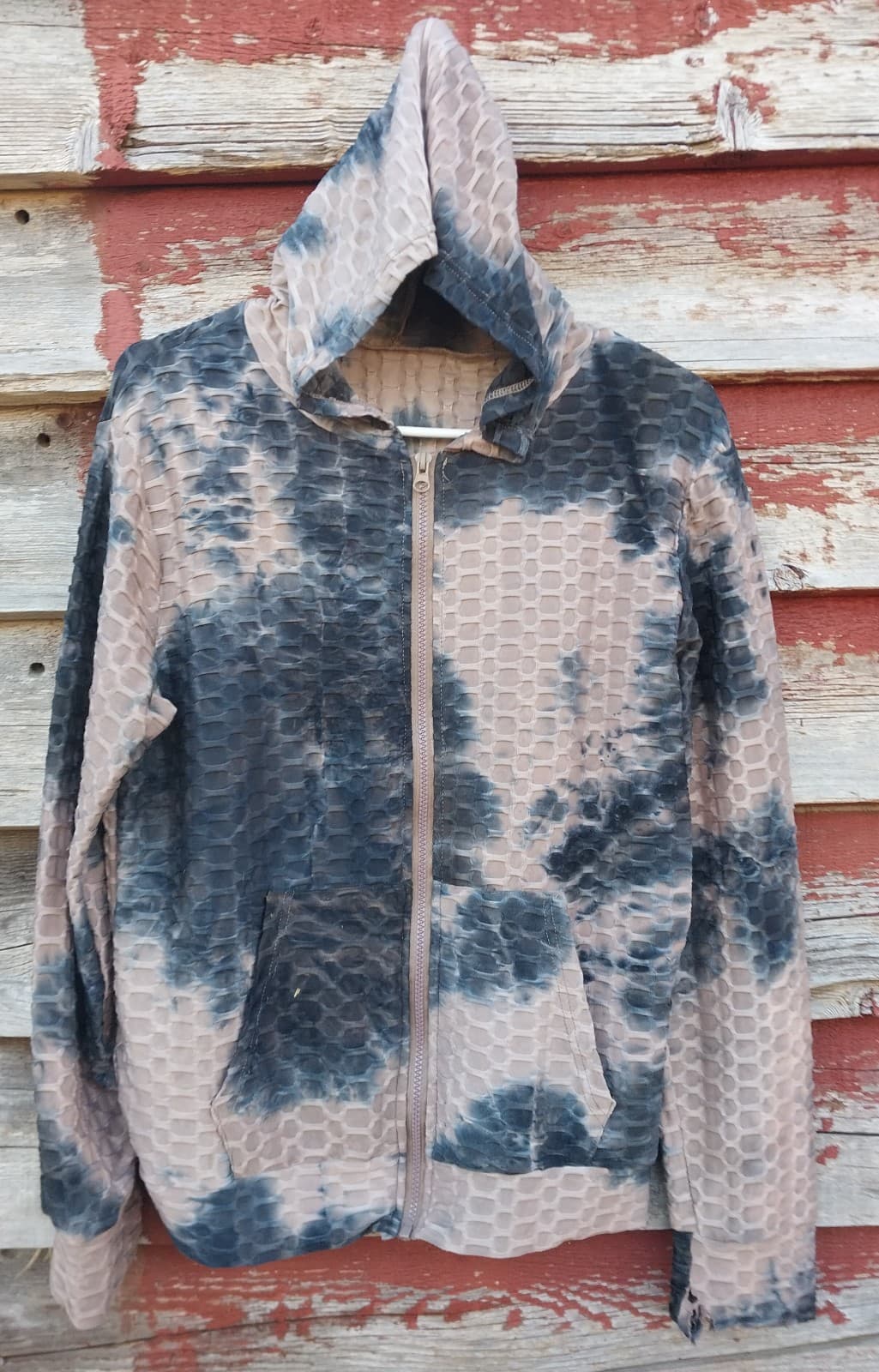 Light Weight Women's Tie Dye Hooded Jacket - Image 1