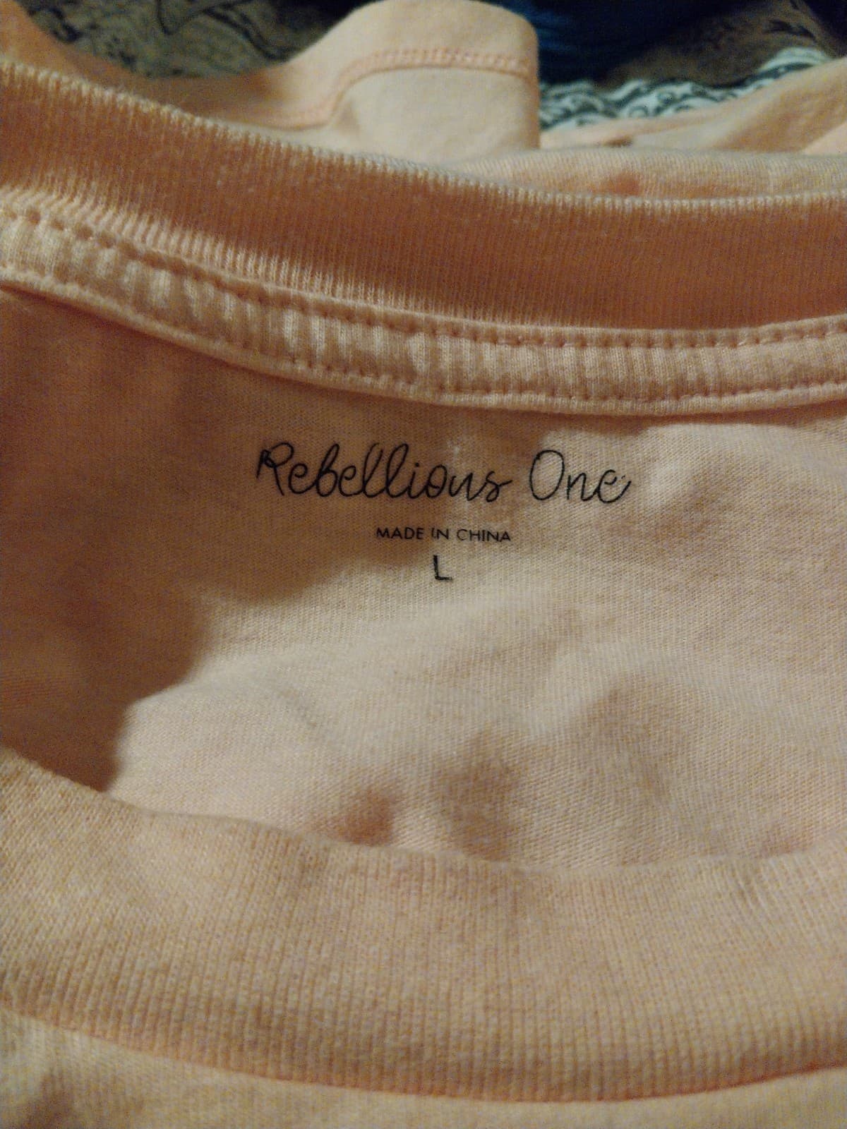 Rebellious One, T-Shirt. Size Large - Thumbnail 3