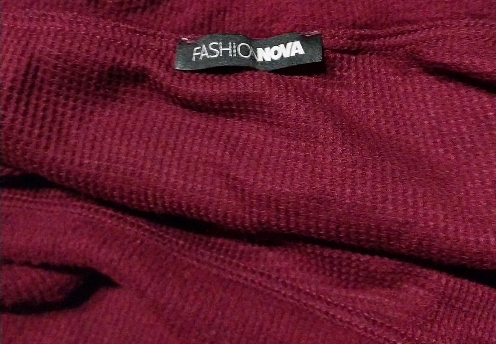 Fashion Nova Women's Fold Over Off Shoulder Crop Top - Thumbnail 4