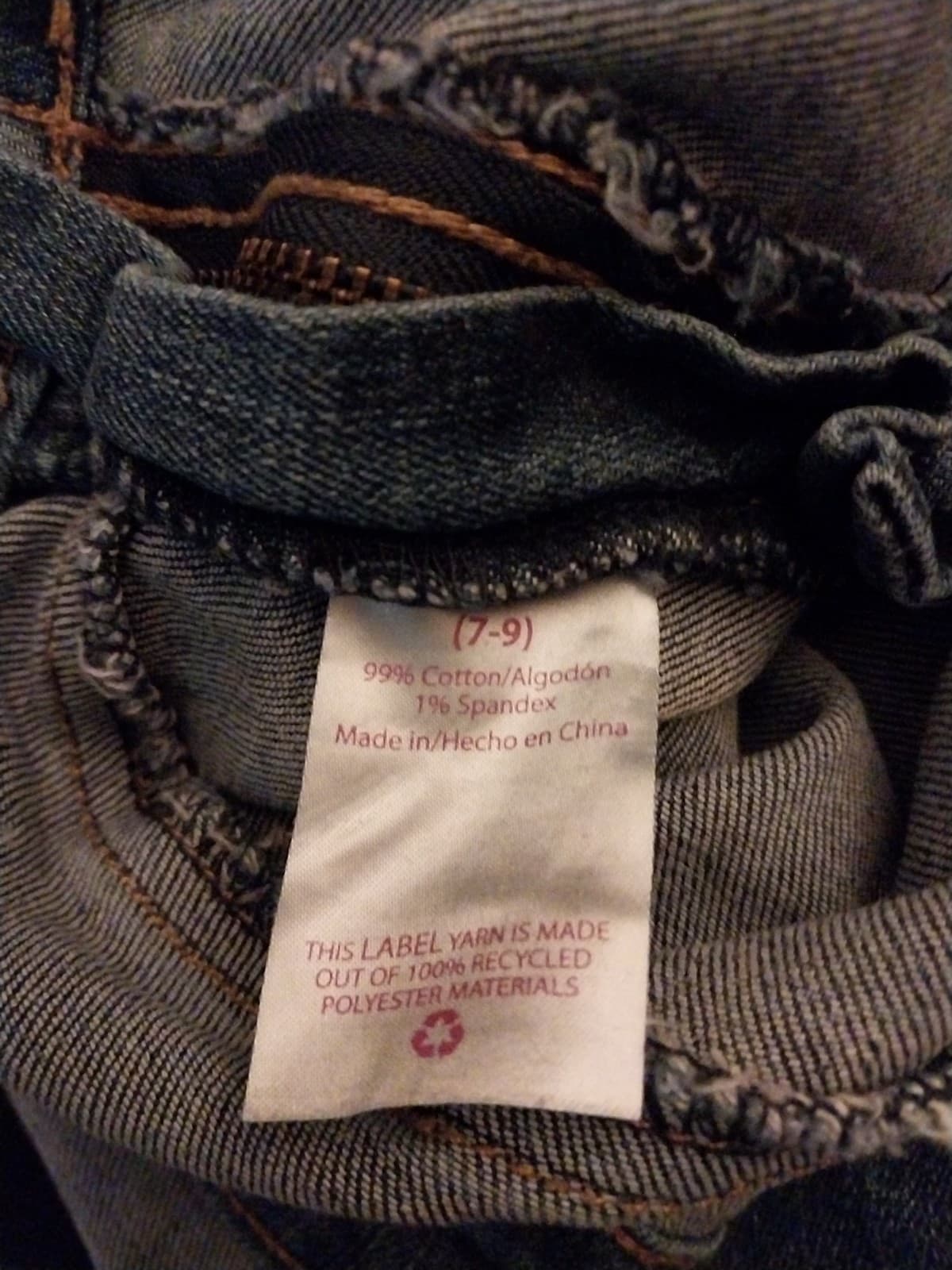 No Boundaries Relaxed Denim Overalls for Women. Size 7-9 Medium - Thumbnail 4