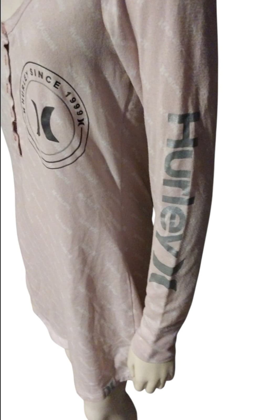 Hurley Pink Night Gown. Size Medium - Thumbnail 2